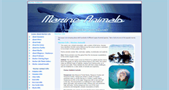 Desktop Screenshot of marine-animals.net